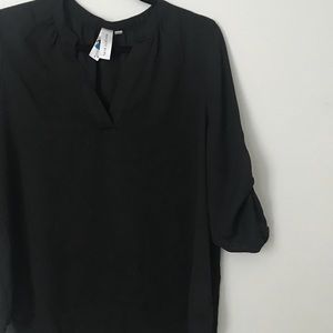Society Girl | Black dress top XL